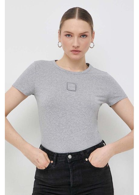 Boss tricou femei culoarea gri 50508498