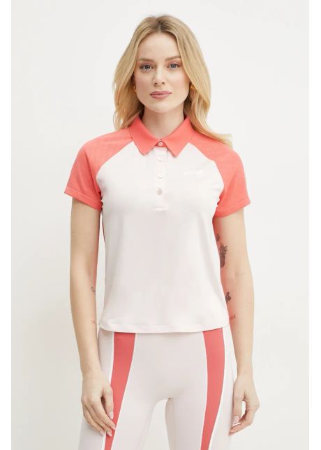 Boss tricou polo femei culoarea roz 50540217