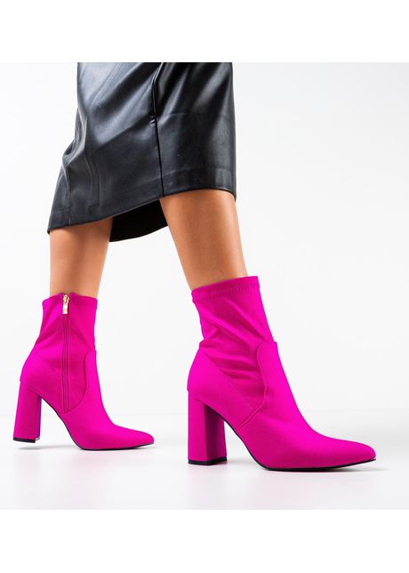 Botine cash fuchsia