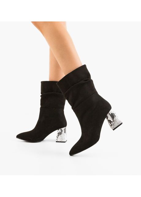 Botine dama chalet negre 3