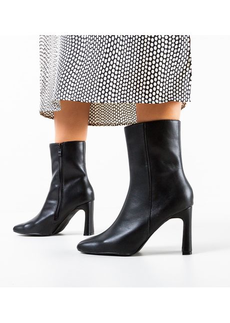 Botine dama fraz negre