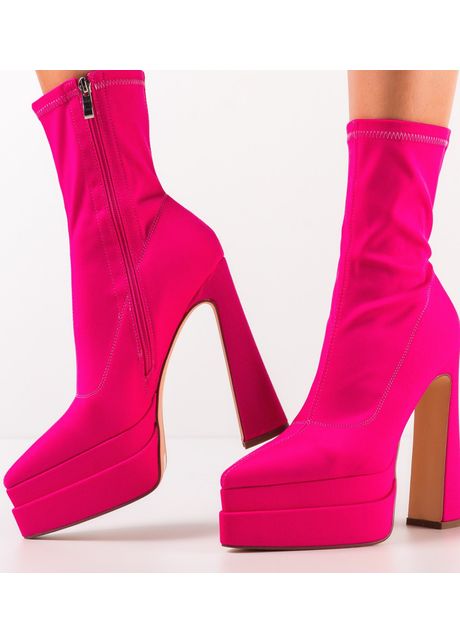 Botine dama grab roz