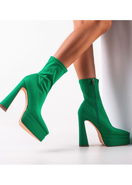 Botine dama grab verzi