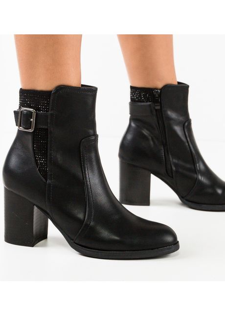 Botine dama kiana negre