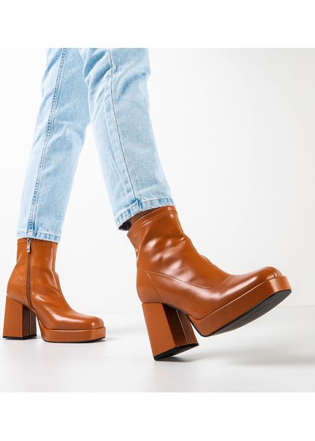 Botine dama kids camel