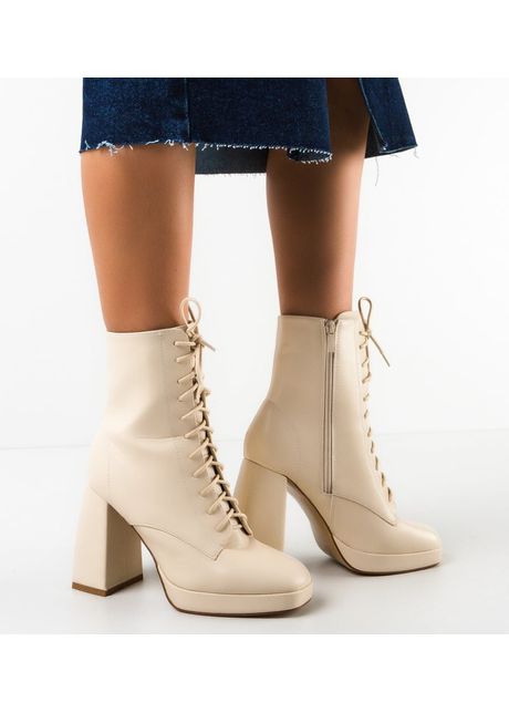 Botine dama neros bej
