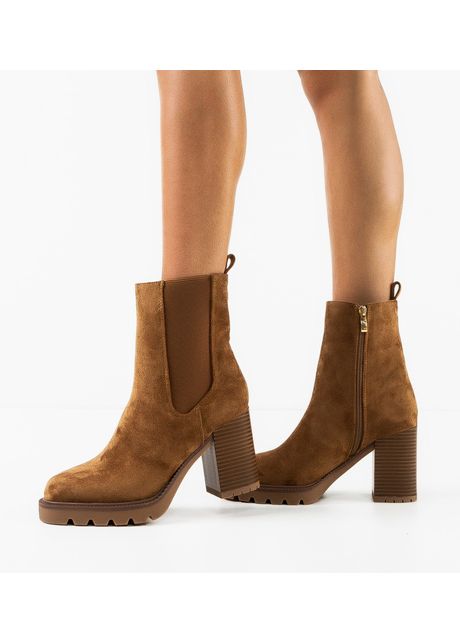 Botine dama nevymar camel