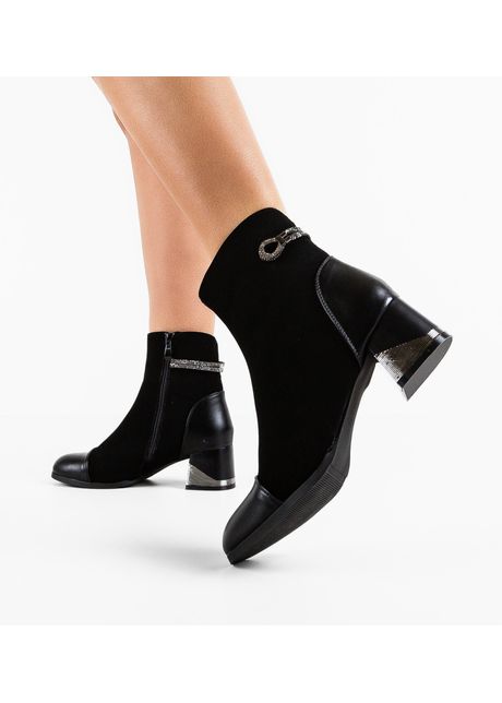 Botine dama riggs negre