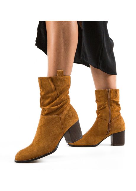 Botine dama tasni camel