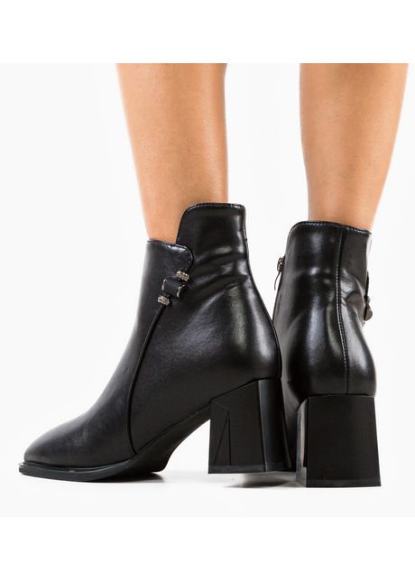 Botine dama valbon negre