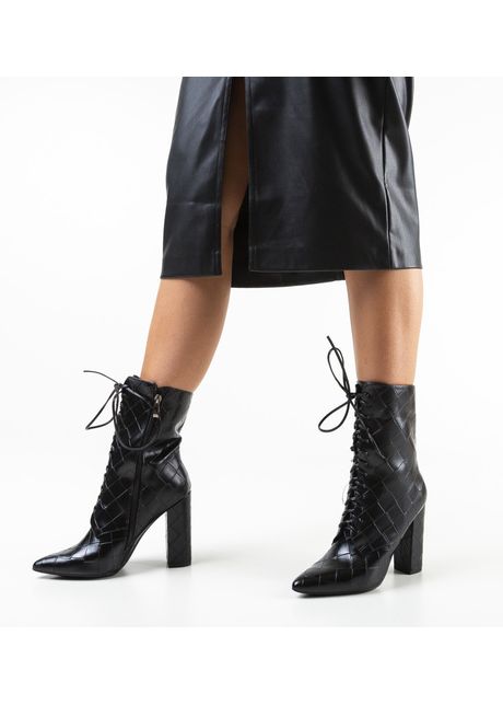 Botine monopoly negre
