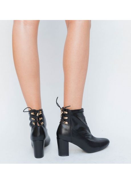 Botine revest negre