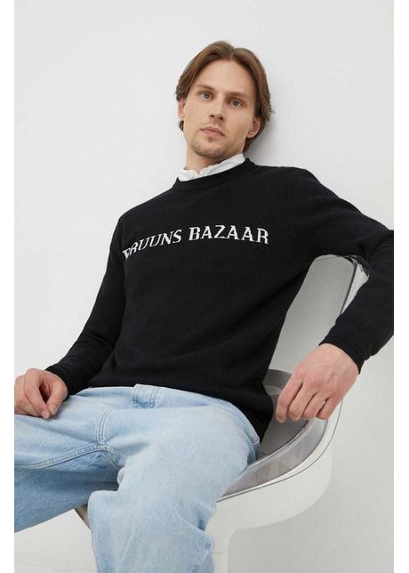 Bruuns bazaar pulover simon nouveau barbati culoarea negru light