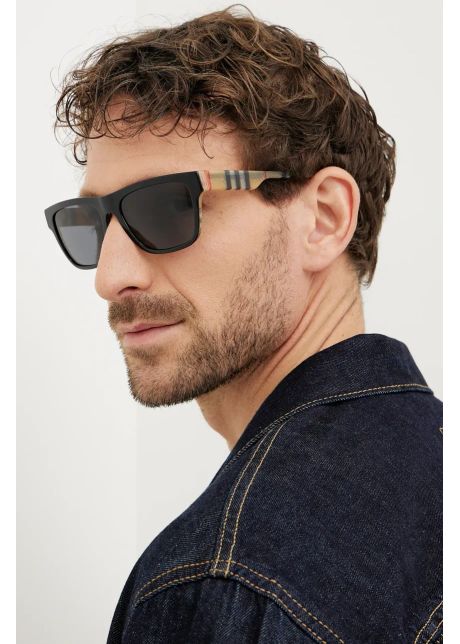 Burberry ochelari de soare barbati culoarea negru 0be4293