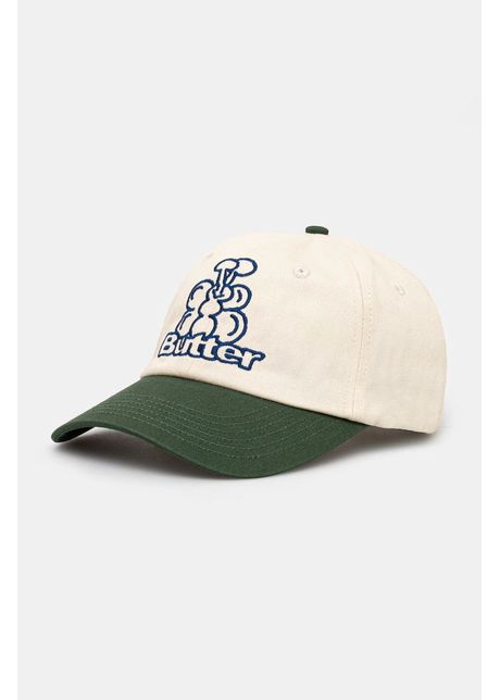 Butter goods apc de baseball din bumbac bugs 6 panel cap culoarea bej cu imprimeu bg243801