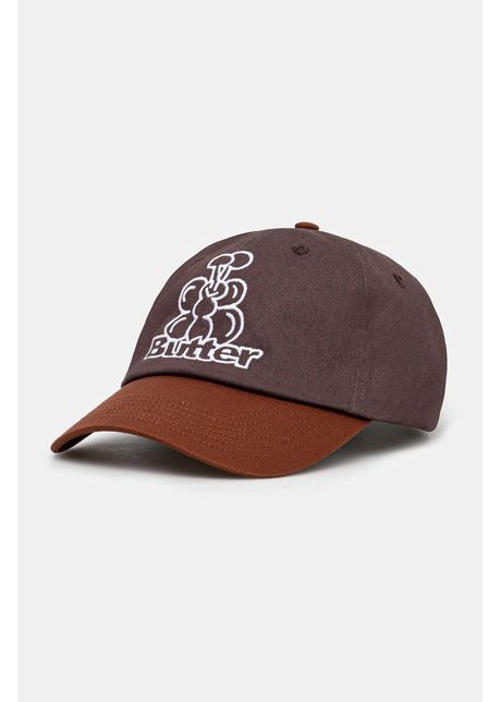 Butter goods apc de baseball din bumbac bugs 6 panel cap culoarea violet cu imprimeu bg243801