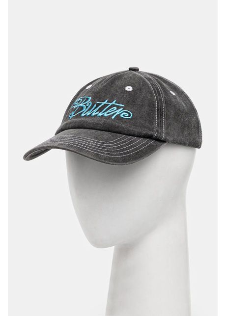 Butter goods apc de baseball din bumbac jive pinch front cap culoarea negru cu imprimeu bg243803