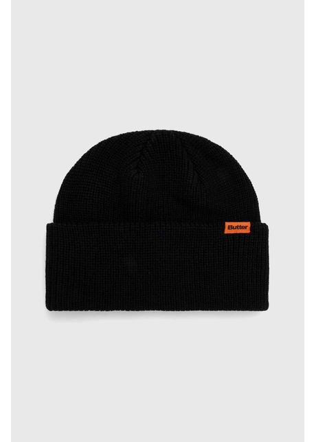 Butter goods c ciul tall wharfie beanie culoarea negru bgq3235801