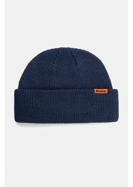 Butter goods caciula tall wharfie beanie culoarea albastru marin bg243811