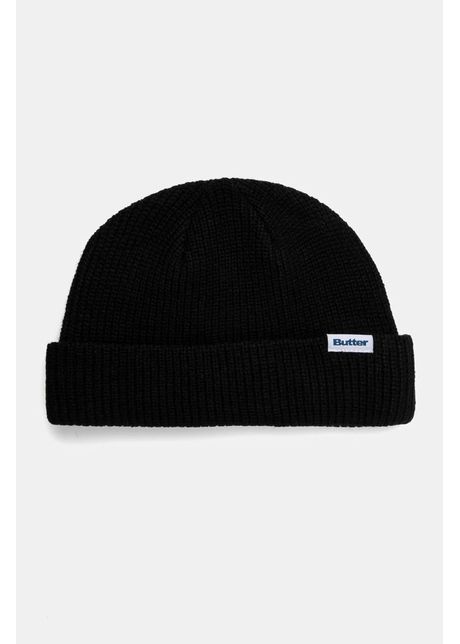 Butter goods caciula wharfie beanie culoarea negru din tesatura neteda bg243810