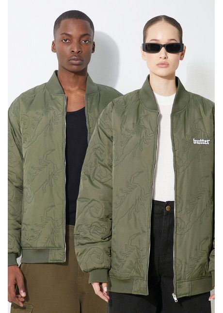 Butter goods geaca bomber scorpion culoarea verde de iarna bgq1243402