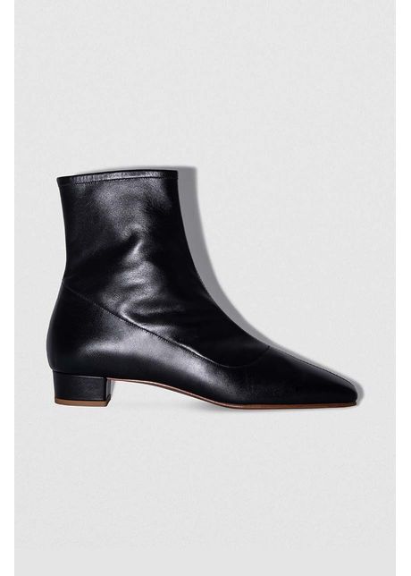 By far cizme de piele este femei culoarea negru cu toc drept 16605 07 ebblkl