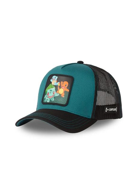 Capslab șapcă x Pokemon culoarea verde, cu imprimeu, CL/PKM6/1/CT/STA