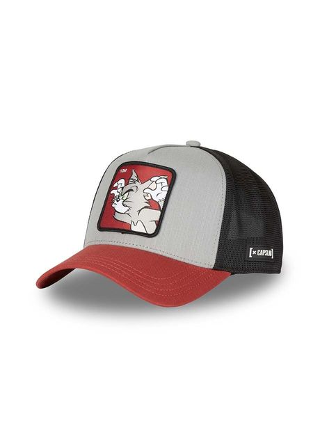 Capslab sapca tom and jerry culoarea gri cu imprimeu cl taj4 1 ct gri