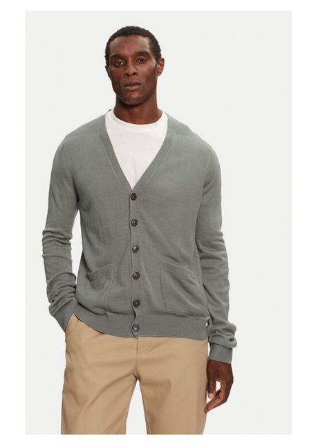Cardigan mk 162ghazali gri regular fit acril