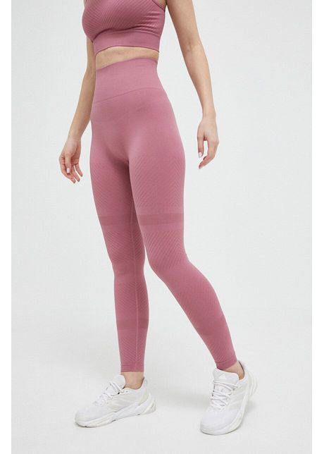 Casall jambiere de yoga culoarea roz neted