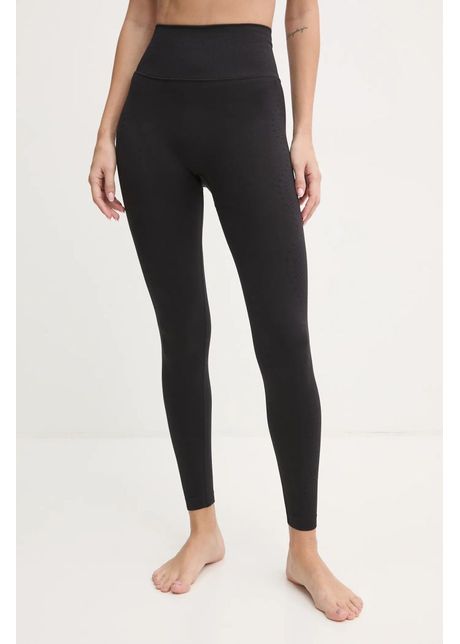 Casall jambiere de yoga scallop culoarea negru neted 24241