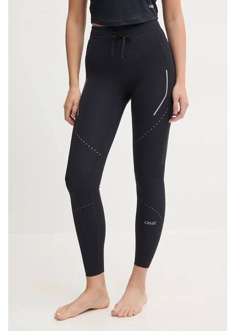 Casall leggins de alergare shapify culoarea negru neted 23158