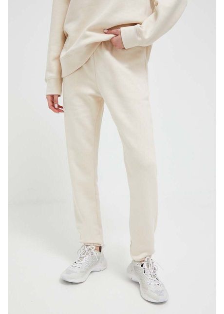 Casall pantaloni de trening culoarea bej neted