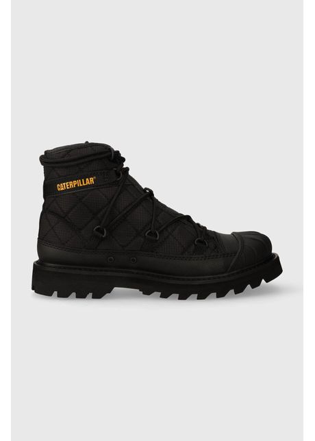 Caterpillar pantofi omaha alt lace x nigel cabourn femei culoarea negru cu toc plat izolare usoara p111317