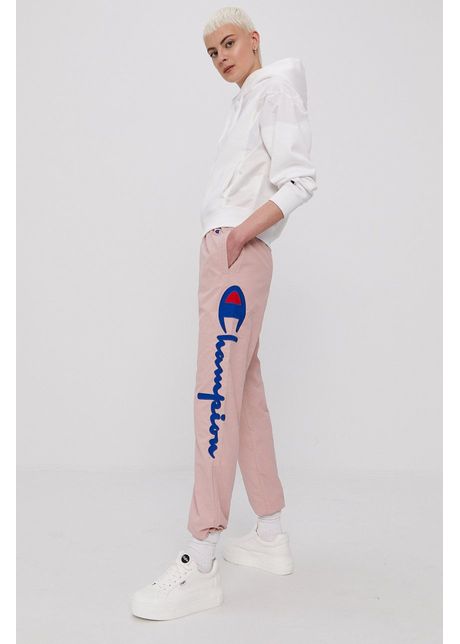 Champion pantaloni 112151 femei culoarea roz
