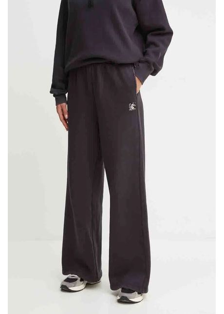 Champion pantaloni de trening culoarea negru neted 117661