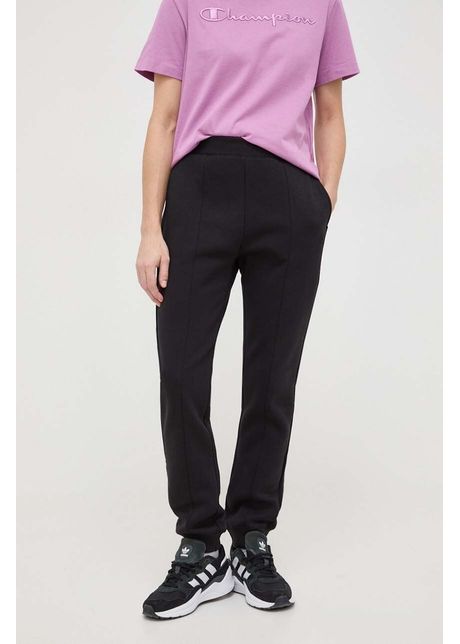 Champion pantaloni de trening culoarea negru neted