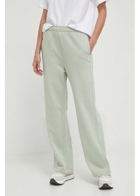 Champion pantaloni de trening culoarea verde uni e10008