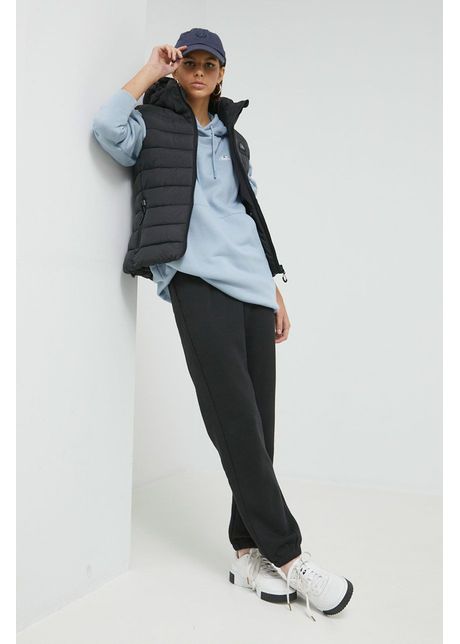 Champion pantaloni de trening femei culoarea negru neted 115487 asb
