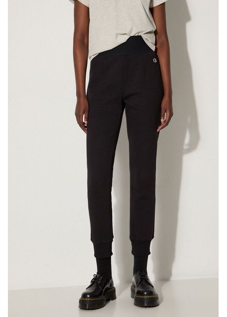 Champion pantaloni de trening spodnie champion rib cuff pants 115140 kk001 culoarea negru uni 115140 kk001