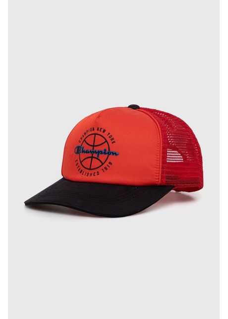 Champion sapca culoarea rosu cu imprimeu 805959