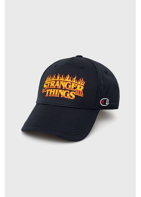 Champion sapca xstranger things culoarea albastru marin cu imprimeu