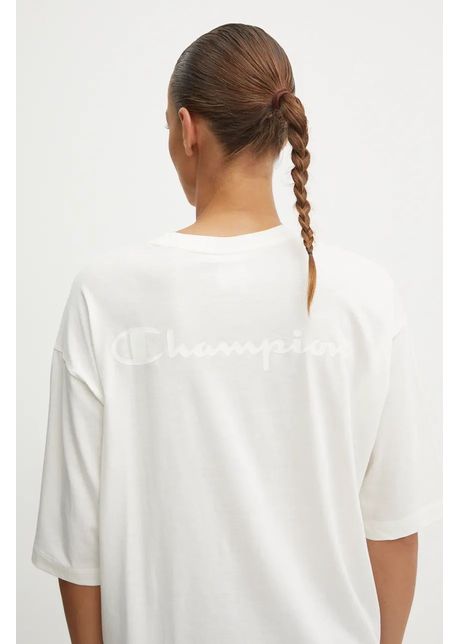 Champion tricou din bumbac femei culoarea bej 117537