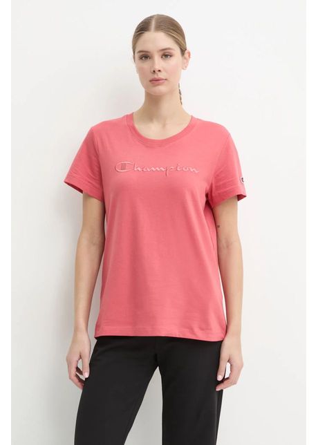 Champion tricou din bumbac femei culoarea rosu 117650