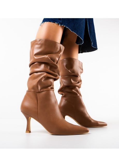 Cizme dama long camel