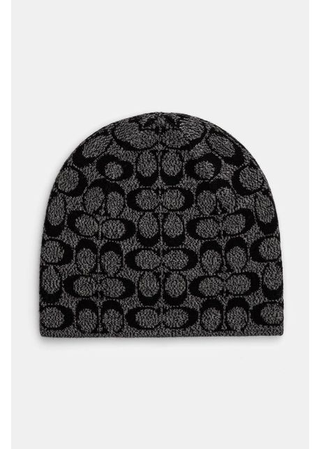 Coach beanie cu doua fete culoarea gri 29cx872