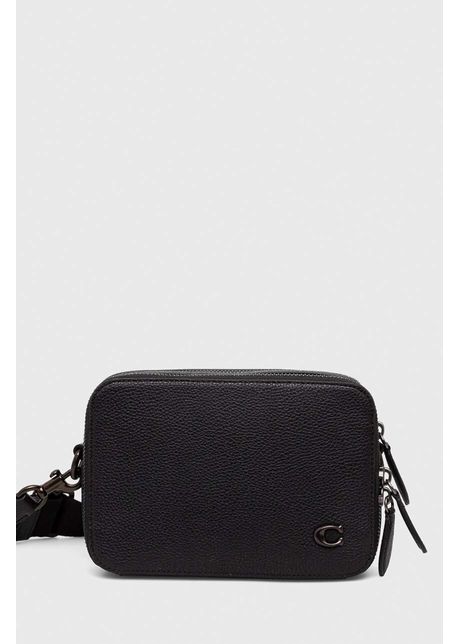 Coach borseta de piele culoarea negru