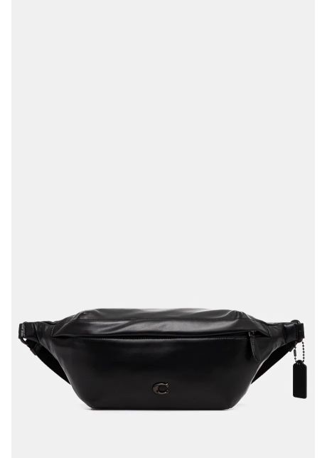 Coach borseta de piele culoarea negru cu103