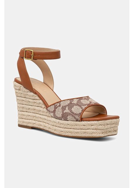 Coach espadrile signature culoarea maro cas80