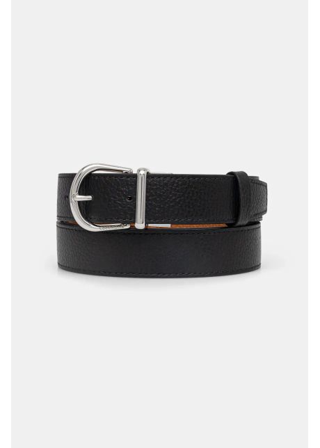 Coccinelle curea de piele cu doua fete man soft barbati culoarea maro e3 muk 81 26 01